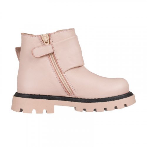 Ankle boot with pink bow_10932