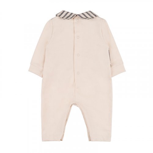 Babygro with collar and striped vest_11458