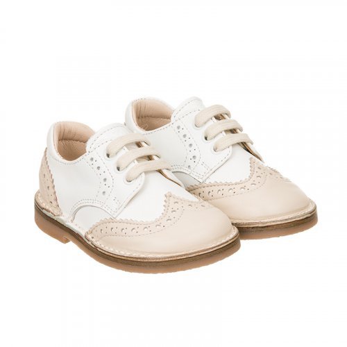 Beige dovetail shoes_7886