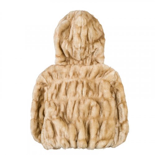 Beige fur coat_10855