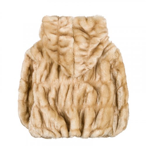 Beige fur coat_10856