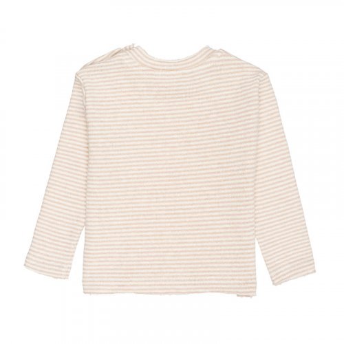 Beige Striped Sweater_6333