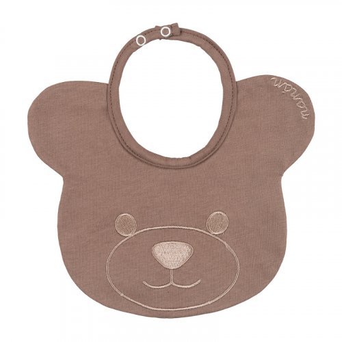 Bib with teddy bear