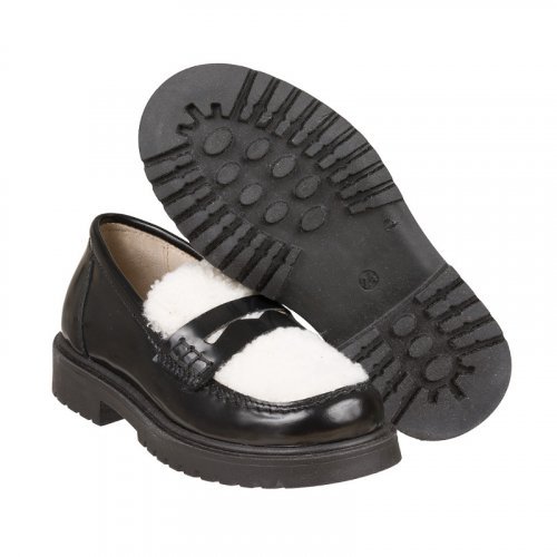 Black leather moccasin_10925