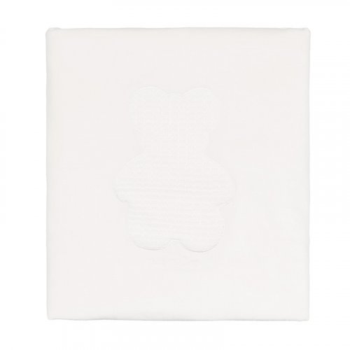 Blanket "teddy bear" white