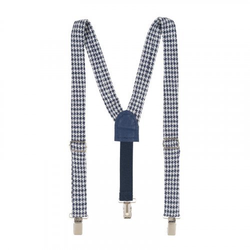 Blue houndstooth suspenders_10383