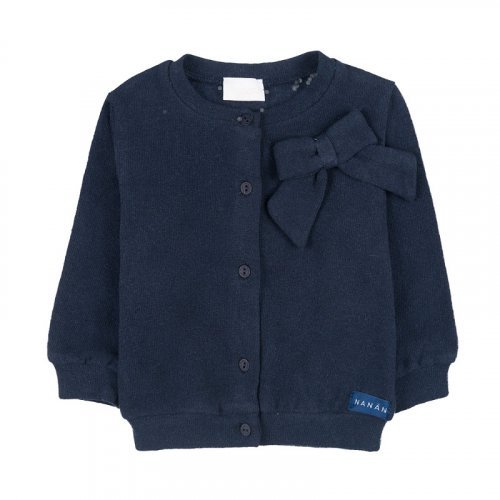 Blue knitted cardigan_9786