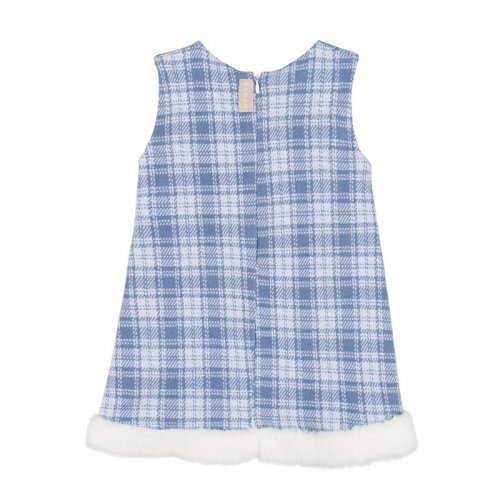 Blue tartan dress_10840