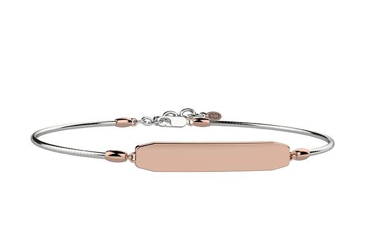 Bracciale "Daddy Love" incidibile in Argento 925