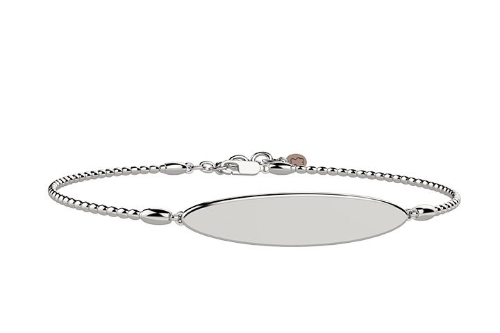 Bracciale "Daddy Love" incidibile in Argento 925