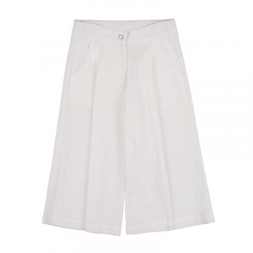 Broderie anglaise trousers