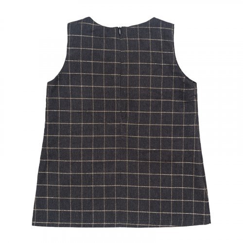 Checked Sleeveless Dress_6965