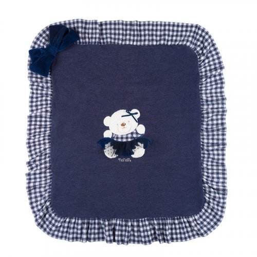 Coperta con orsetto blu_10170