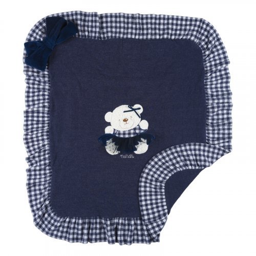 Coperta con orsetto blu_10172