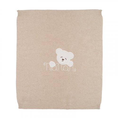 Coperta in filo beige_9855