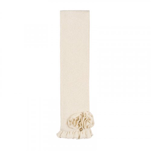 Cream Scarf with Roses_6690