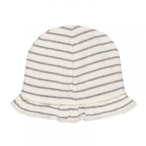 Cream Striped Beanie_6602