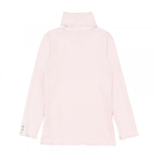 Pull à col roulé en Rose Côte_1628