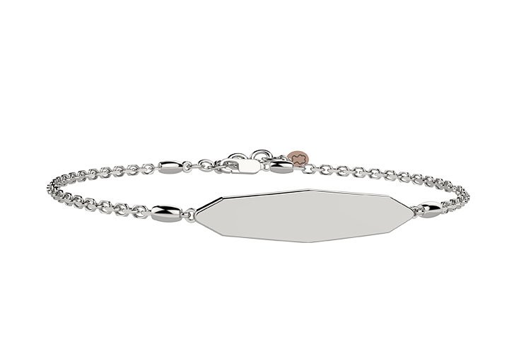 Engravable "Daddy Love" Bracelet in 925 Silver