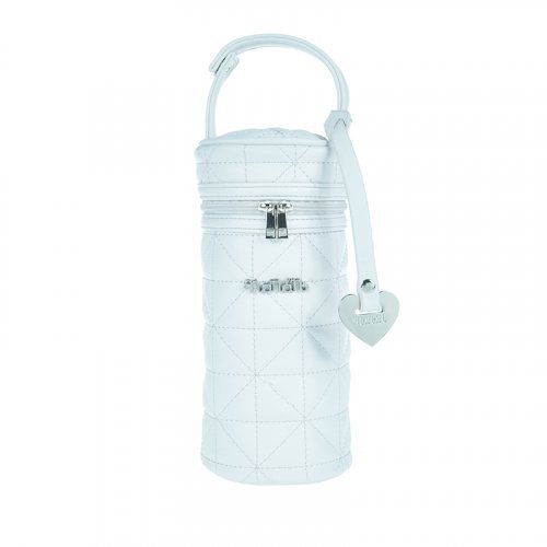 Feeding bottle holder quilted light blue