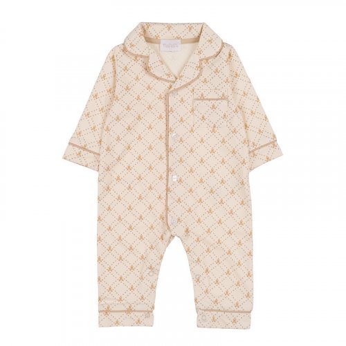 Front opening babygro allover