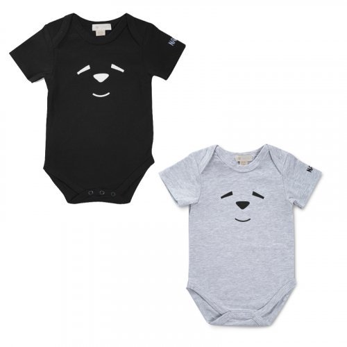 Gift idea: black body + grey body 03 months