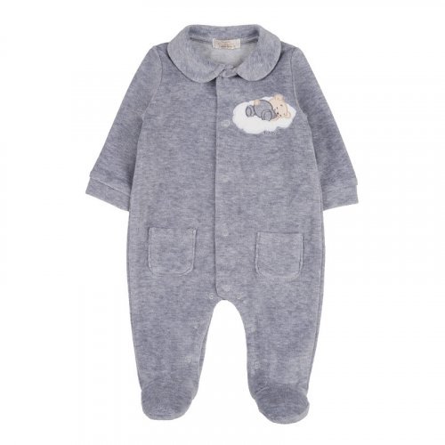 Gray babygro with graphics_10373