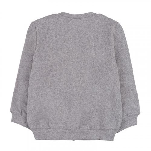 Gray knitted cardigan_9833