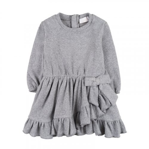 Gray knitted dress_9785