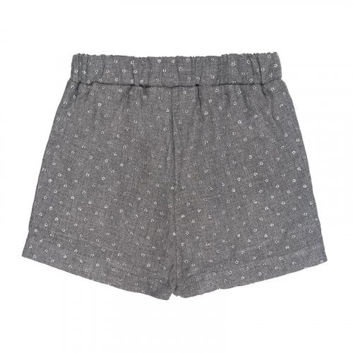 Gray Shorts with Gray Strass_6475