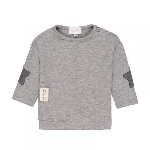 Gray T-Shirt with Pocket