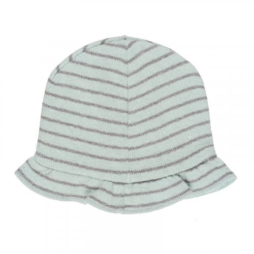 Green Striped Beanie_6606