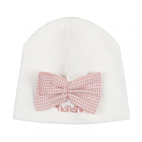 Hat with bow