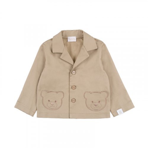 Jacket with teddy bear pockets