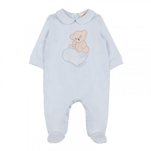 Light blue babygro_9937