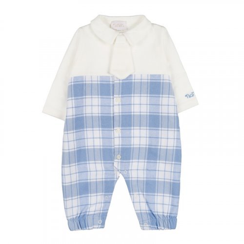 Light blue babygro open at the front_10331