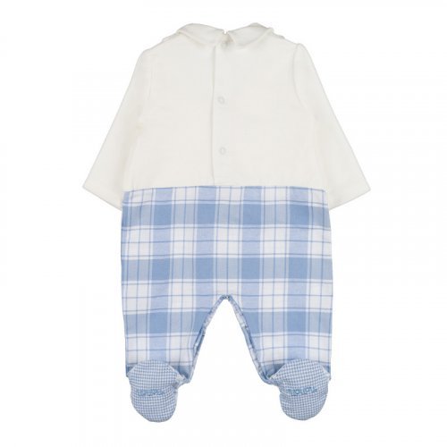 Light blue babygro open at the front_10651