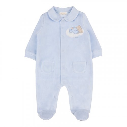 Light blue babygro with graphics_9897