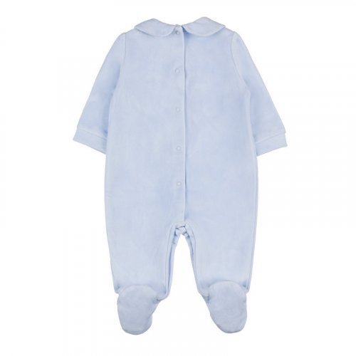 Light blue babygro with graphics_9874