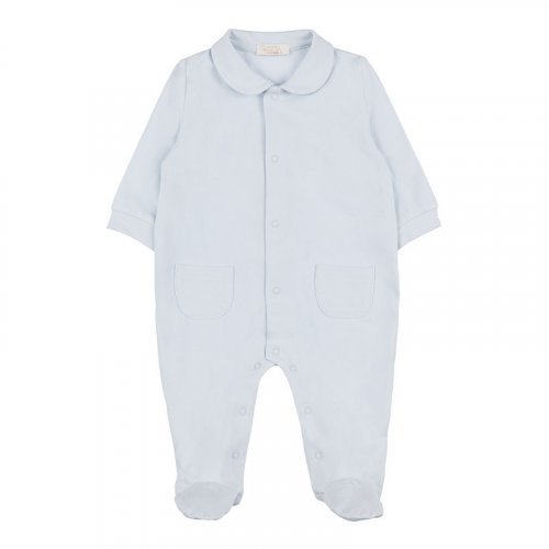 Light-blue front opening babygro_10077