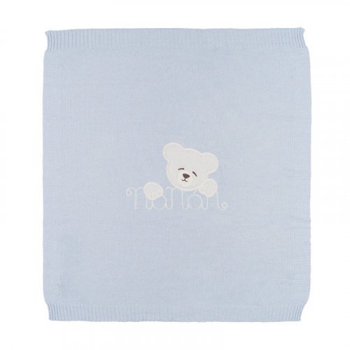 Light blue thread blanket_9871