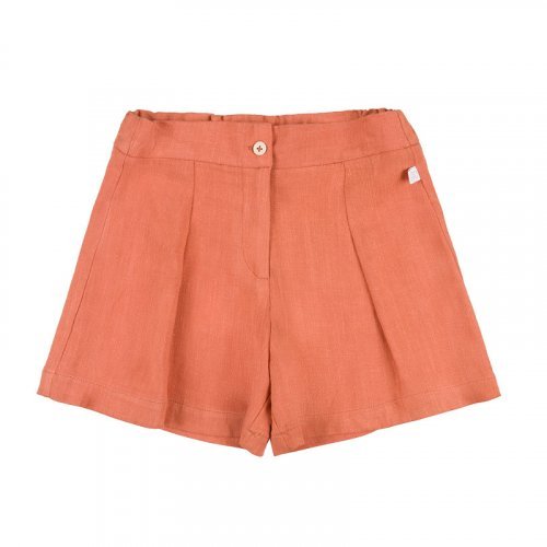 Linen blend shorts_12106