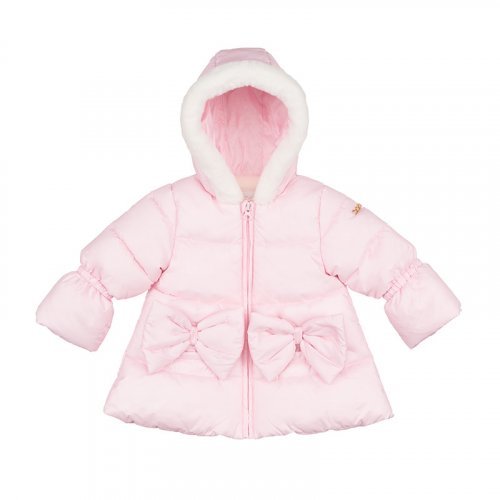 Long Pink Down Jacket_6669