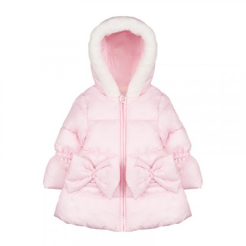 Long Pink Down Jacket