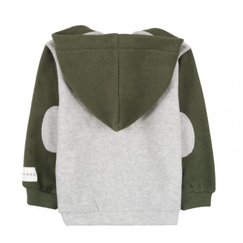 Grüner Hoodie mit Taschen und Kapuze_10723