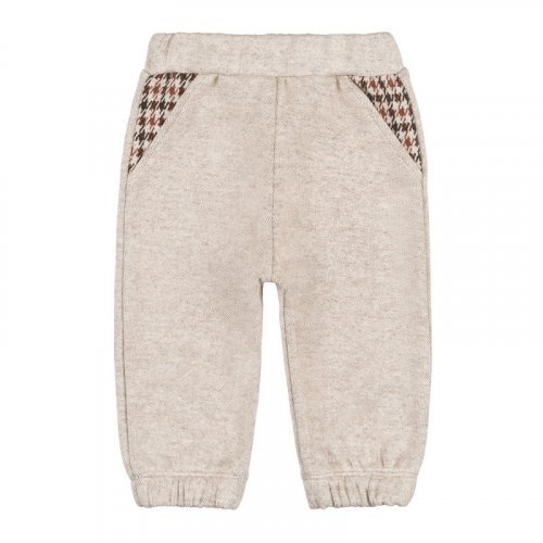 Pantalon avec poches crème_10145