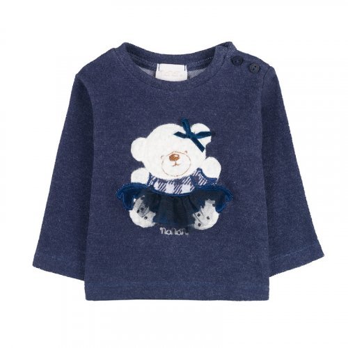 T-shirt avec ourson bleu_10174