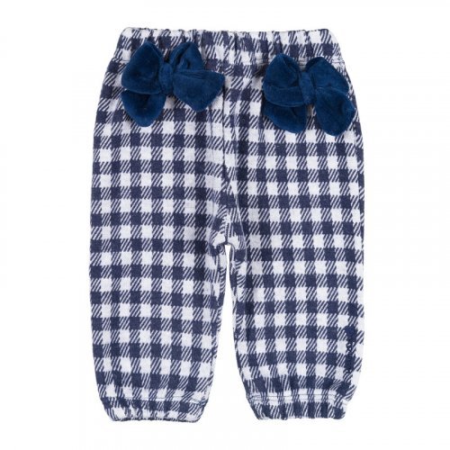 Pantalon avec des nœuds bleus