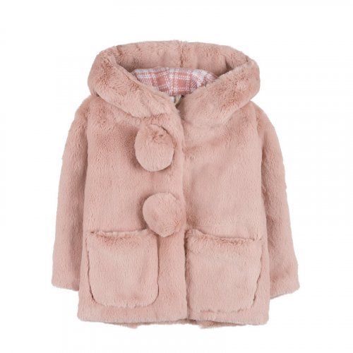 Manteau de fourrure rose_10847