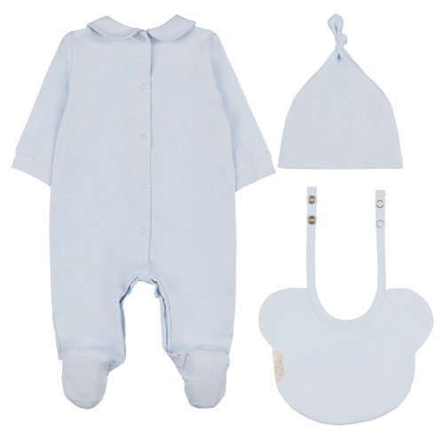 Ensemble body + bonnet + bavoir_10309